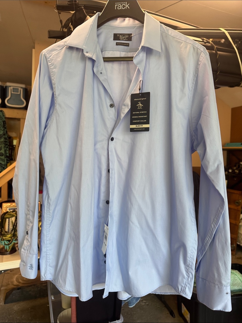 Original Penguin Light Blue Men's Dress Shirt